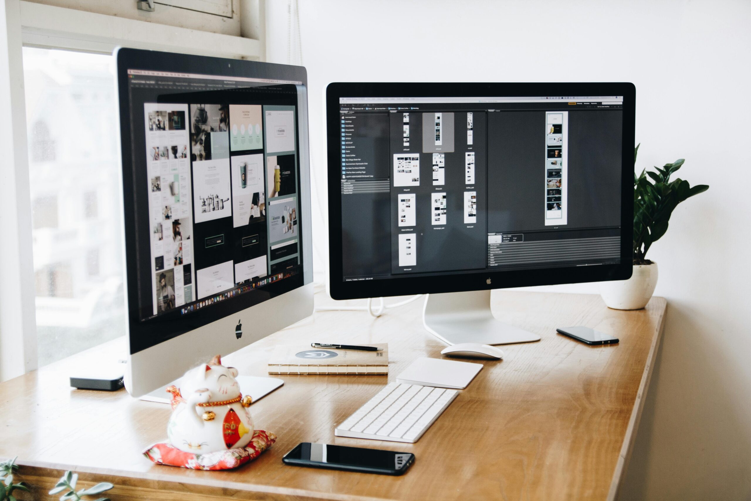 UI UX design wireframe for video marketing agency