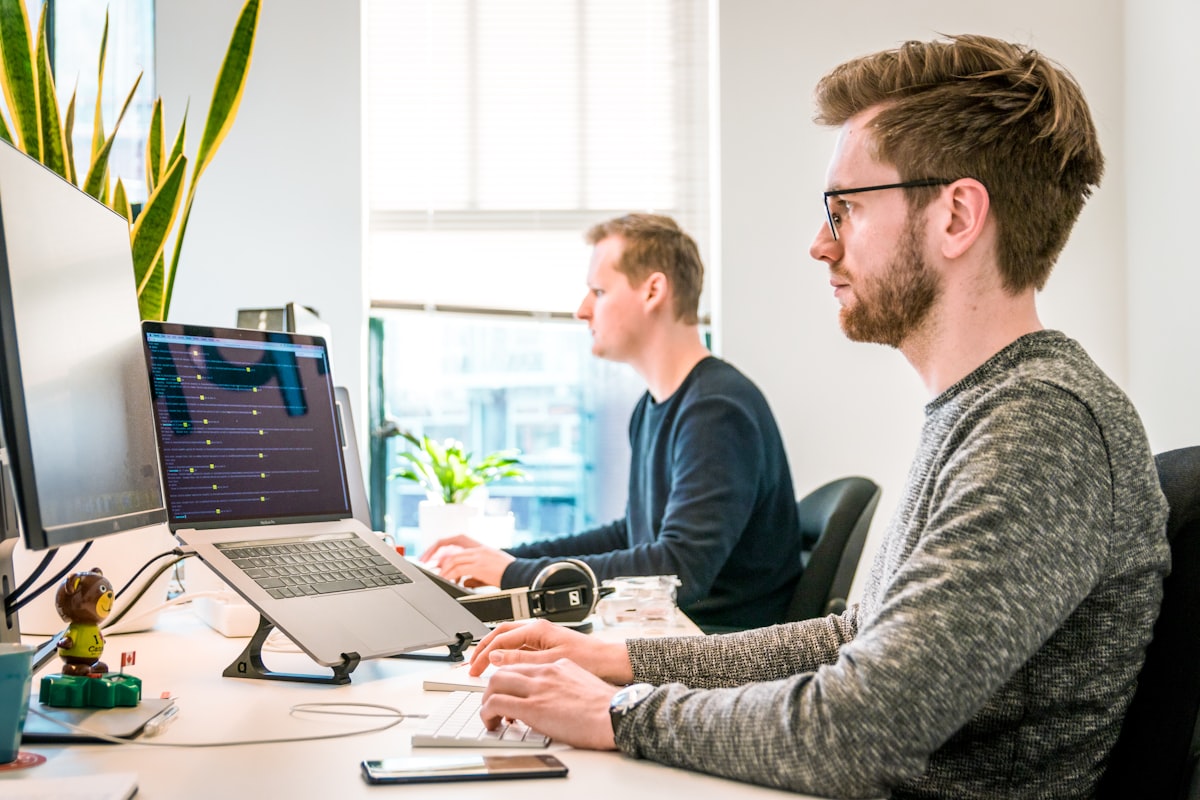 Professional team working on Google Ads management strategies