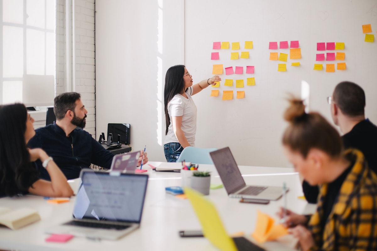 team collaborating on ecommerce development strategy